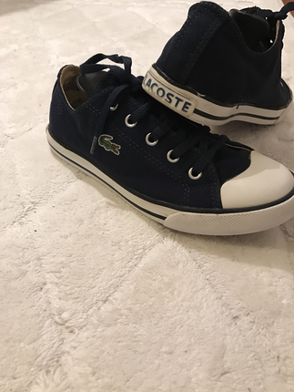 36 Beden mavi Renk Lacoste spor ayakkabı