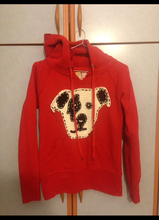 Zara kirmizi ayi desenli Sweatshirt