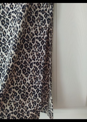 Leopar DesenlUzun Bedenine Oturan Etek - Görsel 6