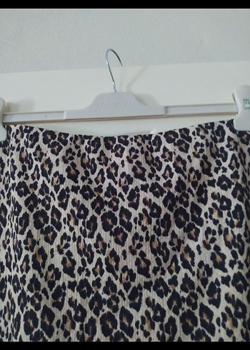 Leopar DesenlUzun Bedenine Oturan Etek - Görsel 7