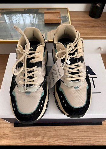 orjinal Çok Renkli Bağcıklı Kadın Spor Ayakkabı - Görsel 5