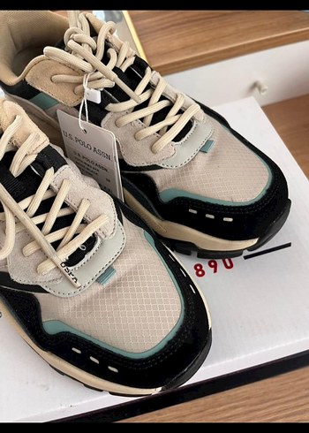 orjinal Çok Renkli Bağcıklı Kadın Spor Ayakkabı - Görsel 7