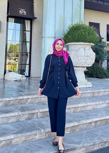 Diğer Salaş Kesim Uzun Kollu Street Style Takım