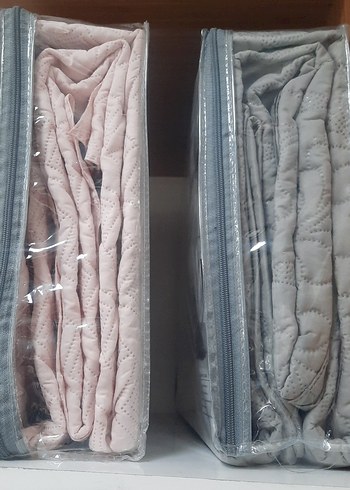 Gri Beyaz Baskılı  yatak örtüsü - Görsel 2