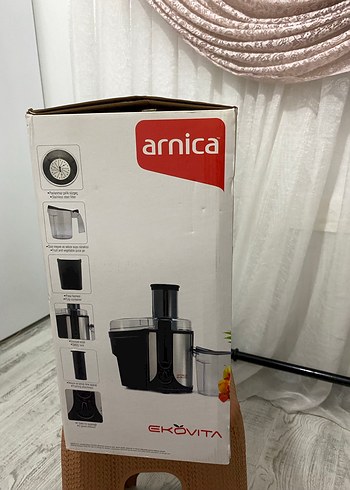 Arnica Ekovita Beyaz Gri Katı Meyve Sıkacağı