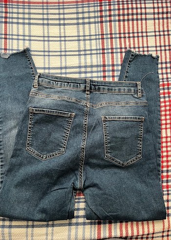 Koton Günlük Mavi Denim Regular Fit Kadın Jean