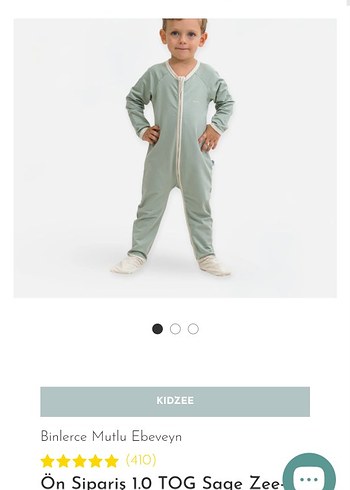 1 tog kidzee uyku tulumu