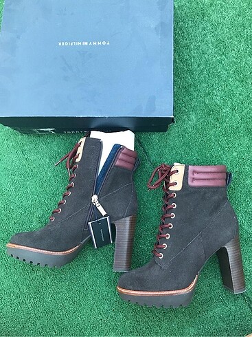 Tommy Hilfiger Tommy Hilfiger acı kahve bot