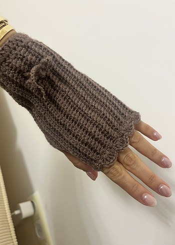 Örgü Kadın Eldiveni - Görsel 5