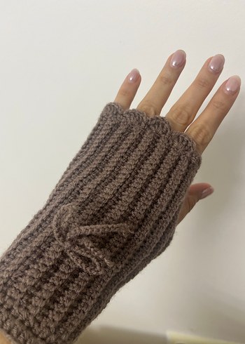 Örgü Kadın Eldiveni - Görsel 2