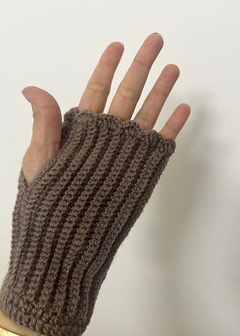 Örgü Kadın Eldiveni - Görsel 3