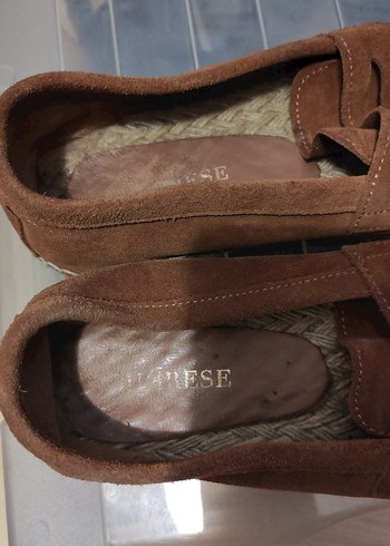 Kahverengi Süet Kadın Dolgu Topuklu Espadril - Görsel 4