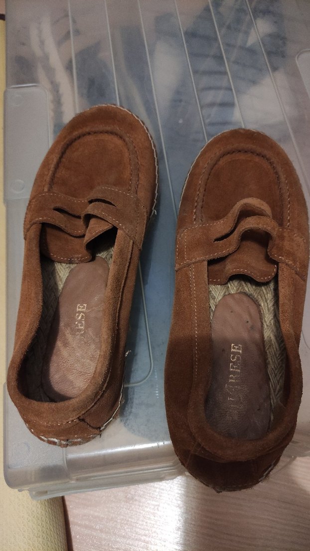 Kahverengi Süet Kadın Dolgu Topuklu Espadril - Görsel 3