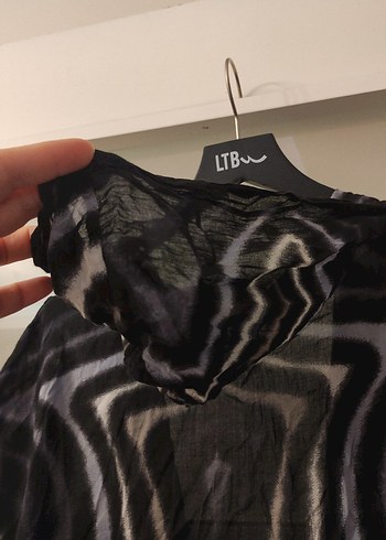 Bağcıklı kapüşonlu Plaj giyim - Görsel 6