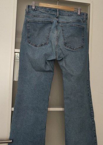 Mango Mango Bol Kesim Midi Denim Pantolon
