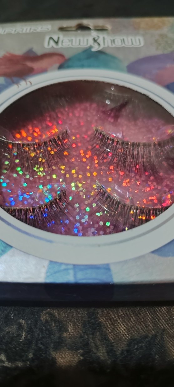 Renkli Pembe 6D Mink Takma Kirpik 3 Çift - Görsel 2