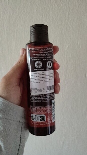 Onarıcı ve koruyucu saç bakım yağı Yves Rocher (jojoba yağı) - Görsel 2