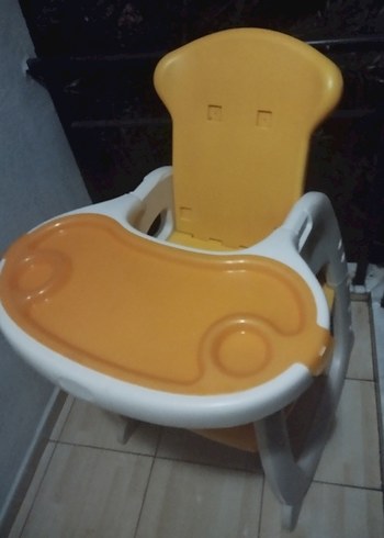 Diğer Sarı ve Gri Bebek Mama Sandalyesi