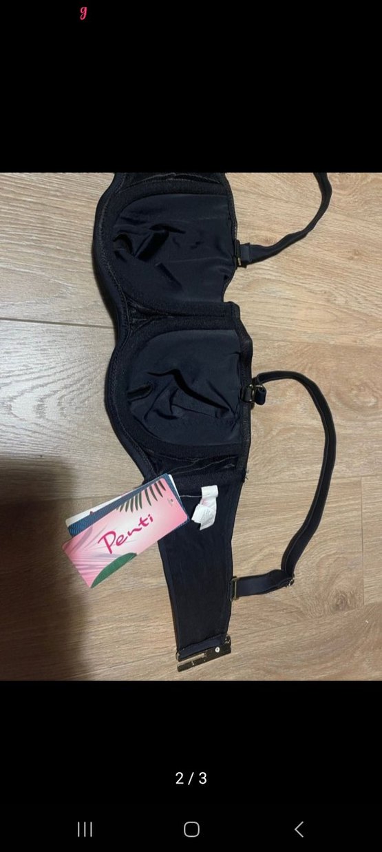 Siyah bikini üstü - Görsel 2