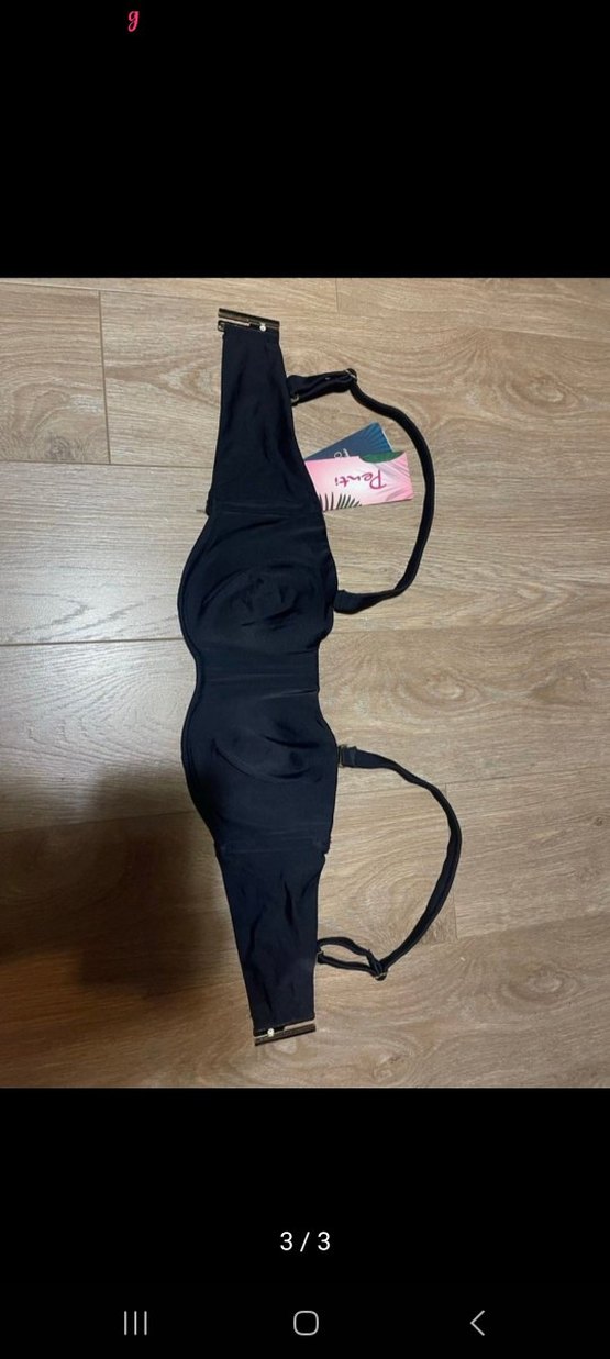 Siyah bikini üstü - Görsel 3