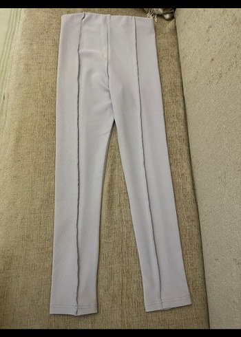 Bej Kadın Dar Kesim Midi Kumaş Pantolon - Görsel 3