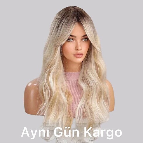 Sarı platin peruk