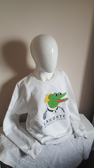 Lacoste hediye gelmişti lacost marka Sweetshirt ????????