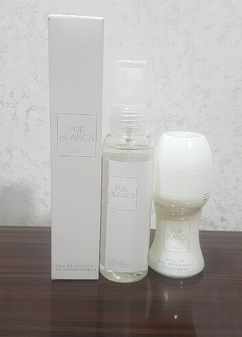 Avon pur blanca set