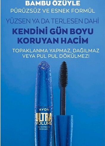 Avon ultra volume suya dayanıklı maskara