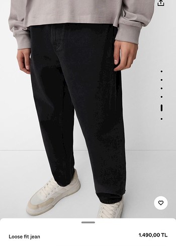 Bershka BERSHKA STRAİGHT VİNTAGE JEANS PANTOLON