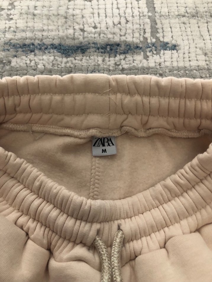 ZARA 3 İPLİK İÇİ POLARLI ŞARDONLU KALIN KIŞLIK EŞOFMAN ALTI - Görsel 4