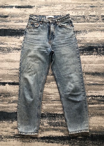 ORİJİNAL ZARA MOM FİT JEANS PANTOLON - Görsel 3