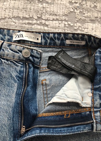 ORİJİNAL ZARA MOM FİT JEANS PANTOLON - Görsel 4
