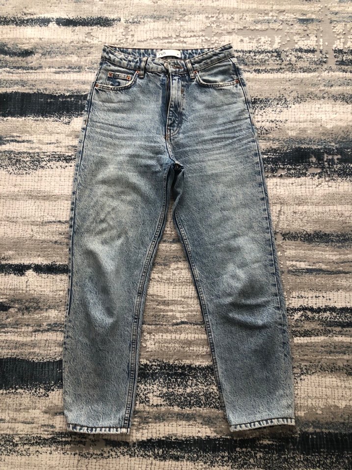 ORİJİNAL ZARA MOM FİT JEANS PANTOLON - Görsel 3