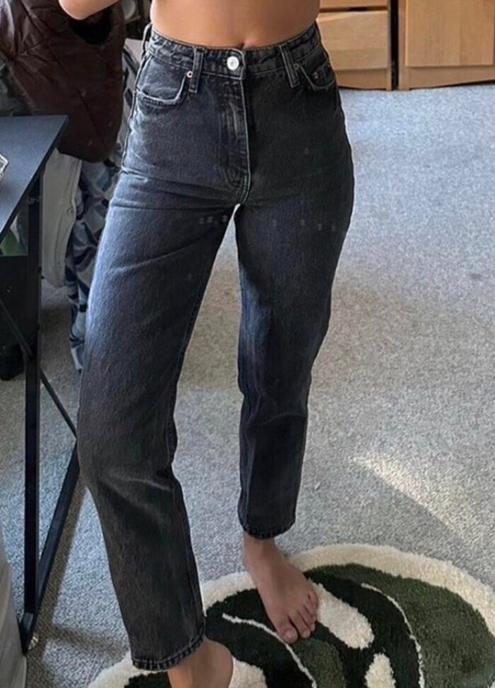 ORİJİNAL ZARA MOM FİT JEANS PANTOLON - Görsel 2