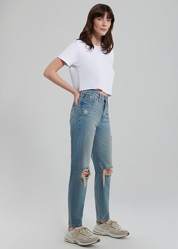 MAVİ JEANS STAR YIRTIK VİNTAGE JEAN PANTOLON - Görsel 3