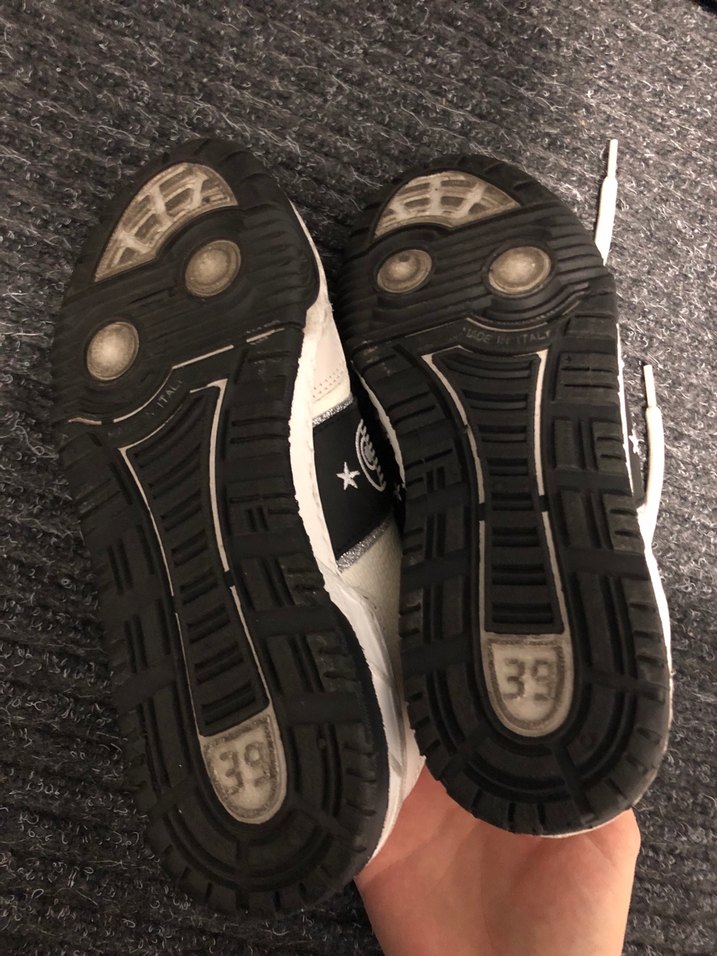 Chiara Ferragni Siyah-Beyaz Kadın Deri Sneaker Spor Ayakkabı - Görsel 4