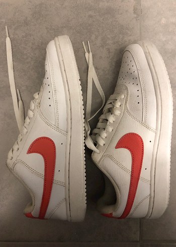 Nike Court Vision Lo Beyaz Sneaker Spor Ayakkabı - Görsel 3