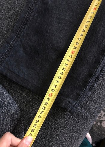 STRADİVARİUS D98 MODEL STRAİGHT FİT VİNTAGE JEAN KOT PANTOLON - Görsel 8