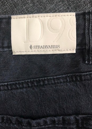 STRADİVARİUS D98 MODEL STRAİGHT FİT VİNTAGE JEAN KOT PANTOLON - Görsel 7