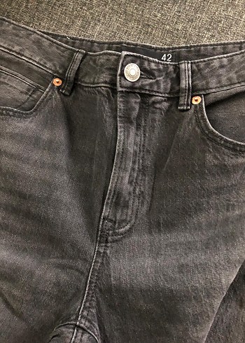 STRADİVARİUS D98 MODEL STRAİGHT FİT VİNTAGE JEAN KOT PANTOLON - Görsel 5