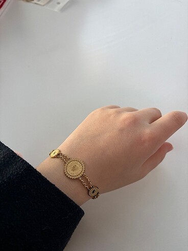 Gold çelik bileklik