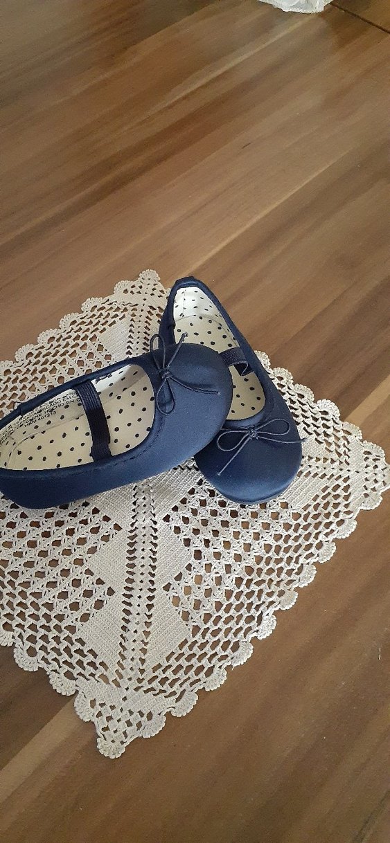 Kız Çocuk Lacivert Fiyonk Detaylı Babet - Görsel 2