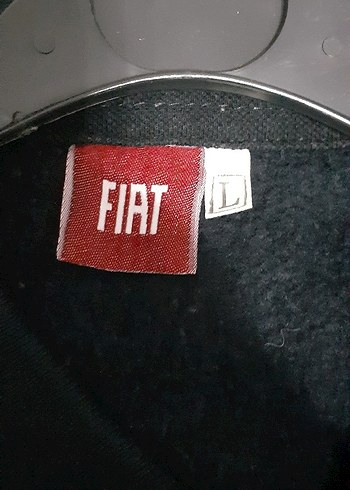 Erkek Siyah Uzun Kollu FIAT Baskılı Sweatshirt - Görsel 6
