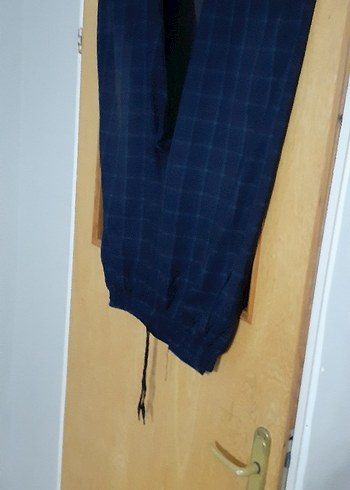 erkek belli lastikli Şalvar pantolon cep detaylı - Görsel 4