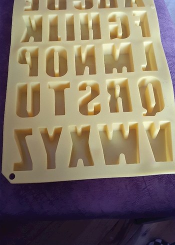 hobi silikon harf kalıbı - Görsel 2