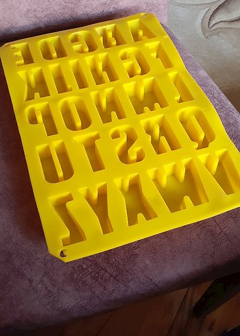 hobi silikon harf kalıbı - Görsel 3