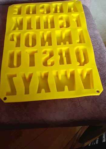 hobi silikon harf kalıbı - Görsel 4