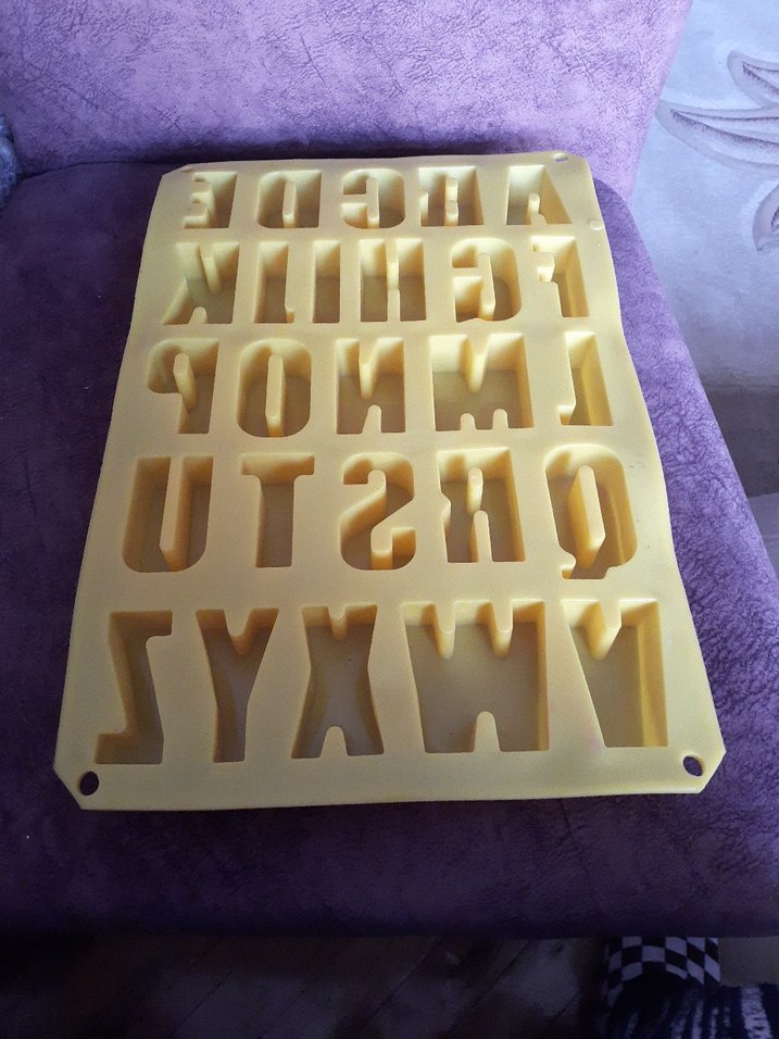 hobi silikon harf kalıbı - Görsel 5