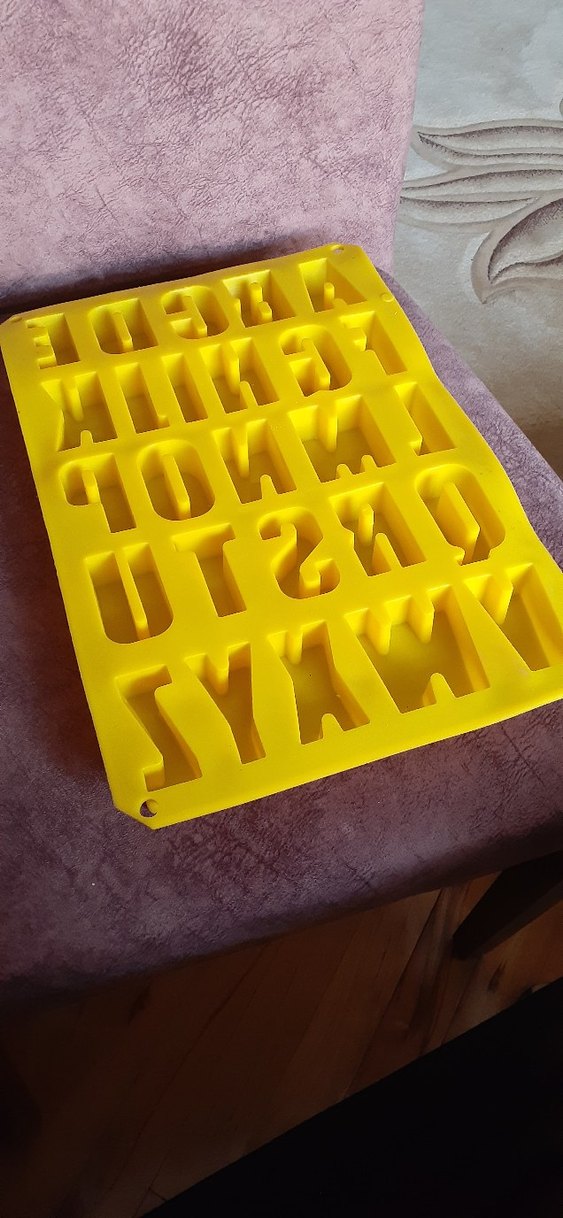 hobi silikon harf kalıbı - Görsel 3